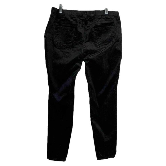 Eileen Fisher Organic Cotton Stretch Black Corduroy Jegging Pant - Picture 10 of 14